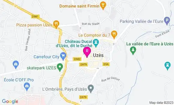 Localisation Restaurant  La Voute