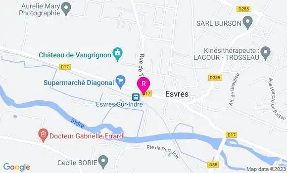 Localisation O Bistrot Quai