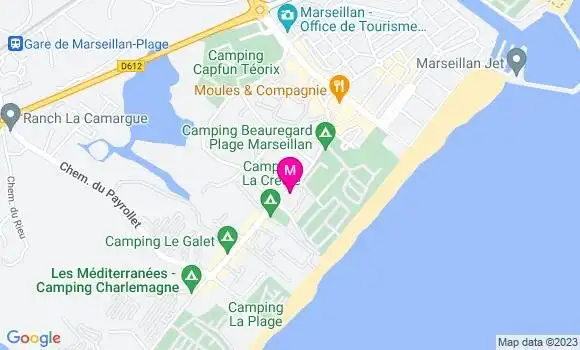 Localisation Restaurant  La Siesta