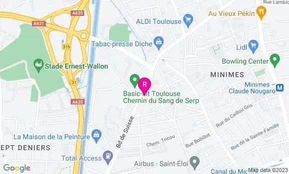 Localisation Restaurant Chinois Ming Ming