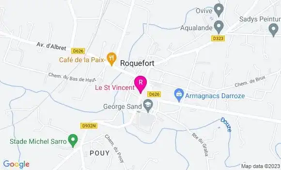 Localisation Restaurant  Le Saint Vincent