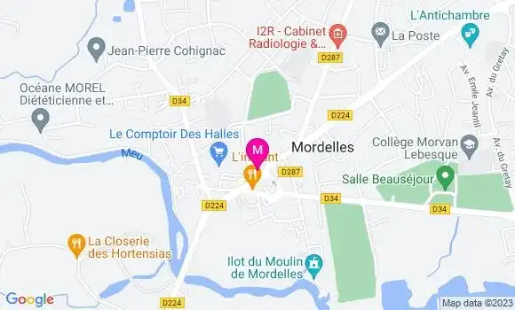 Localisation Restaurant  Les P