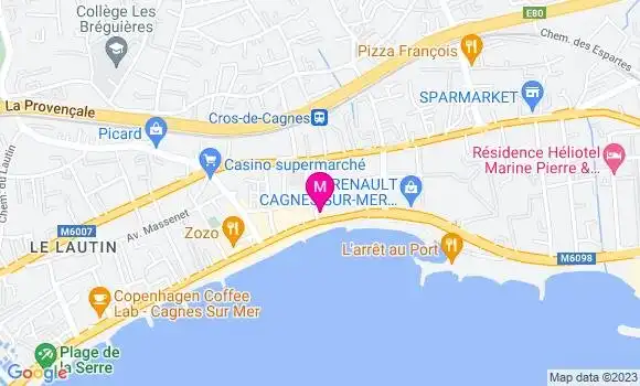 Localisation Restaurant  Cararocca