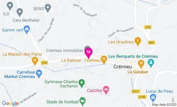 Localisation Restaurant  Le Crémolan