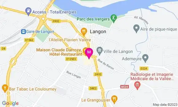 Localisation Restaurant  Le Cochon Volant