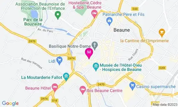 Localisation Restaurant  L