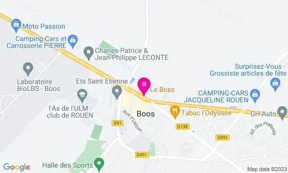 Localisation Restaurant  Le Boss
