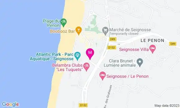 Localisation Restaurant  Le Grain de Sable