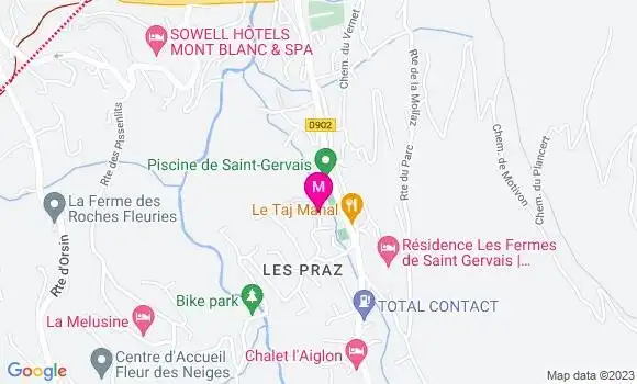 Localisation Restaurant  Le Club House