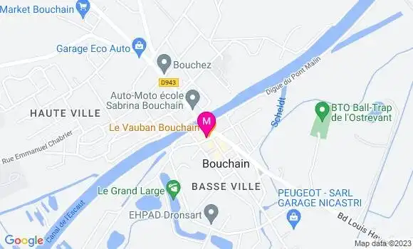 Localisation Restaurant  Le Vauban