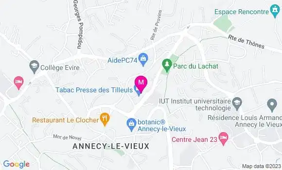 Localisation La Crêperie d