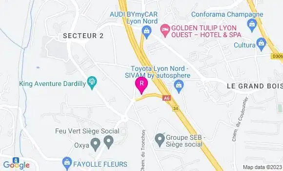 Localisation Restaurant  Les Lodges