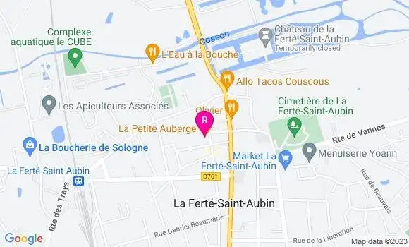 Localisation La Petite Auberge