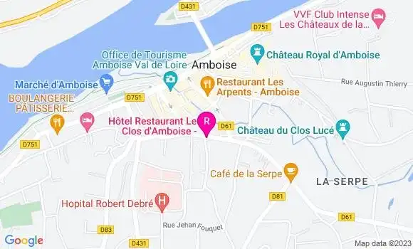 Localisation Restaurant  L