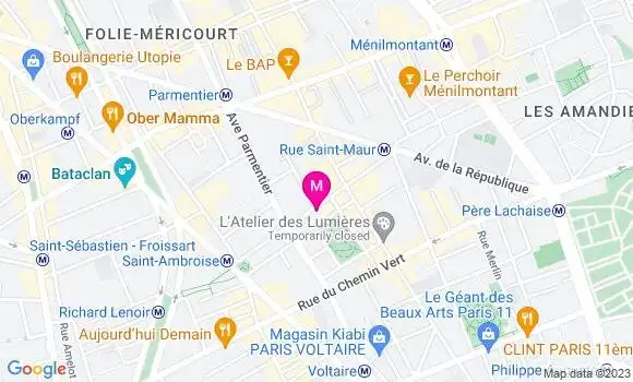 Localisation Restaurant Bar Le P