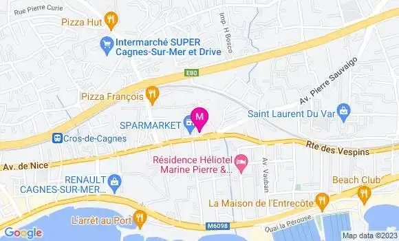 Localisation Restaurant  N7 Café