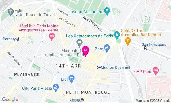 Localisation Restaurant  Aux Plumes