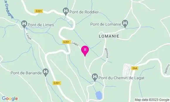 Localisation Auberge du Rocher