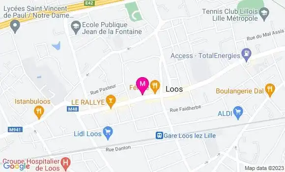 Localisation Restaurant  Le Foch