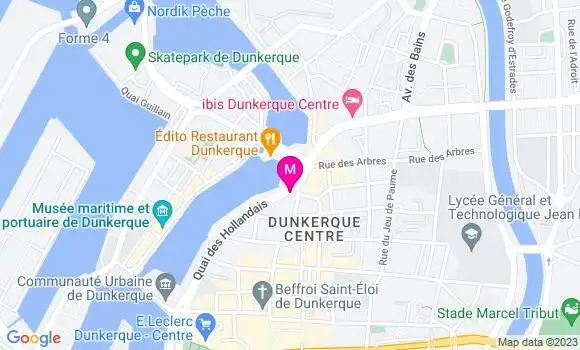 Localisation Restaurant  Aux Waterzooi