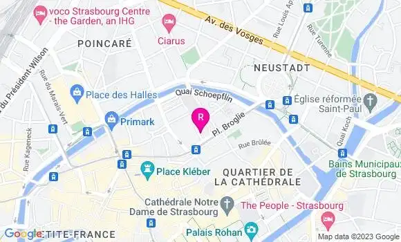 Localisation Restaurant  Binchstub Broglie