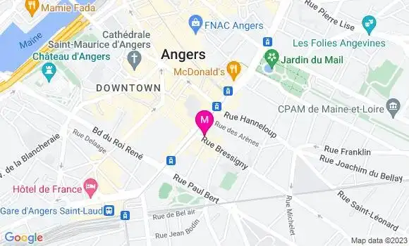 Localisation Restaurant  Mc Doner