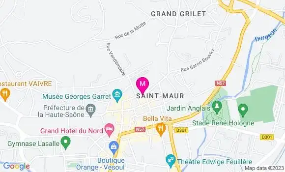 Localisation Restaurant Gastronomique Le Caveau du Grand Puits