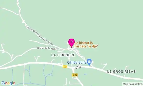 Localisation Bistrot Le Djé