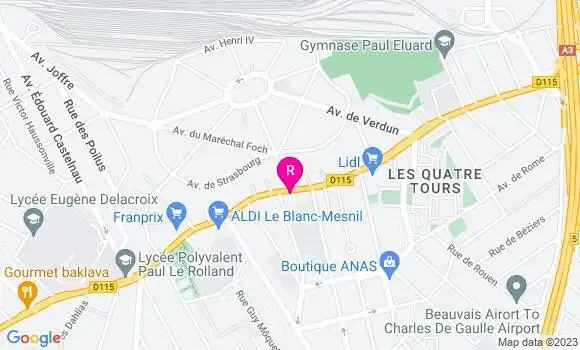 Localisation Restaurant Italien Jocelyne