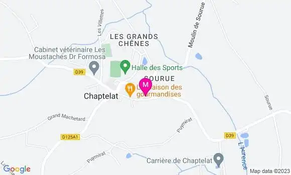 Localisation Restaurant Bar Le Limous