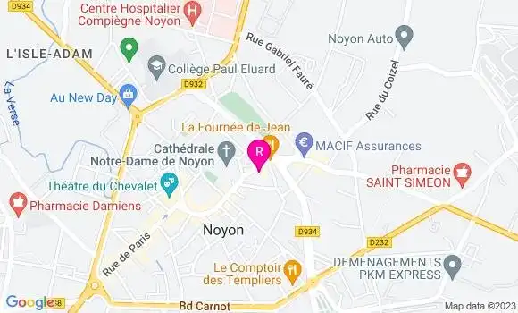 Localisation Bistrot Le Katedral