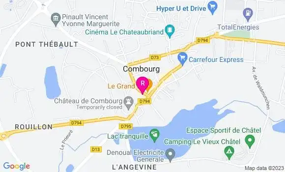 Localisation Restaurant  Le Relais des Princes