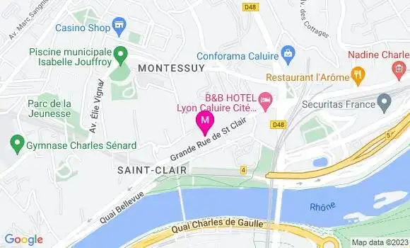 Localisation Restaurant  Le Rouge et le Noir