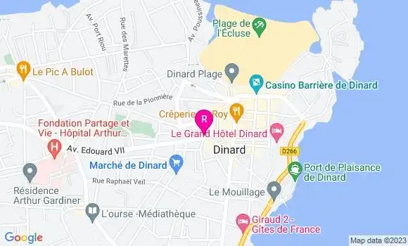 Localisation Restaurant  Le Skipper