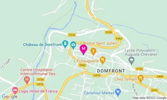 Localisation Le Bistrot Saint Julien