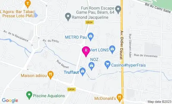 Localisation Restaurant Asiatique Au Grand Bonheur