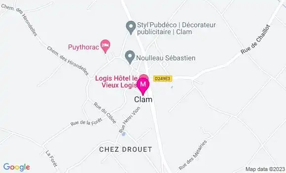 Localisation Restaurant  Le Vieux Logis
