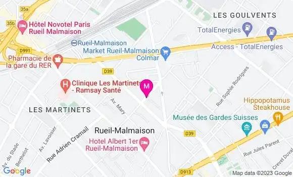 Localisation Restaurant Bar Le Martignon