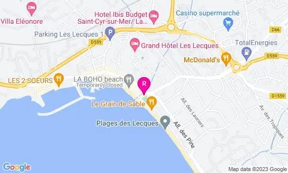 Localisation Restaurant  O Chicoulon