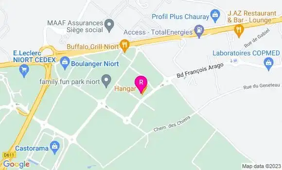 Localisation Restaurant  Hangar