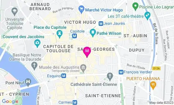 Localisation Bistrot Bistro Régent Saint Georges