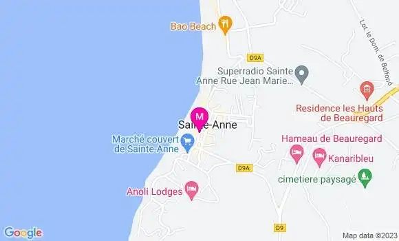 Localisation Restaurant Créole La Cour Créole