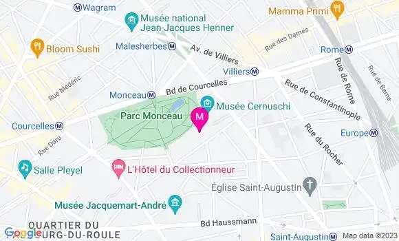 Localisation Restaurant  Le Camondo