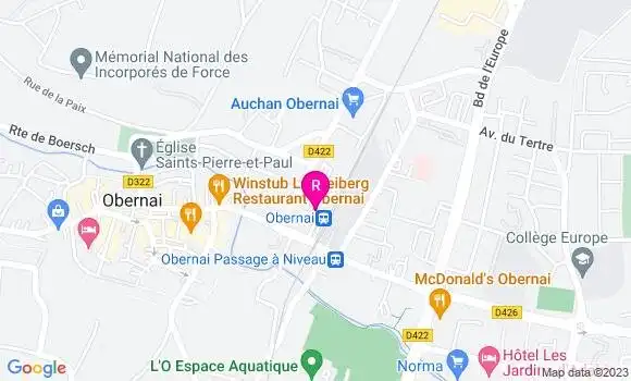 Localisation Restaurant des Vosges