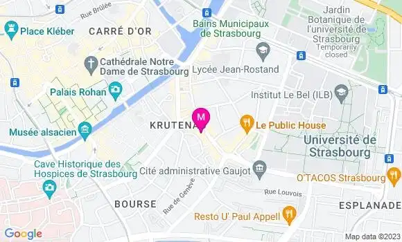 Localisation Restaurant  Le Comptoir d