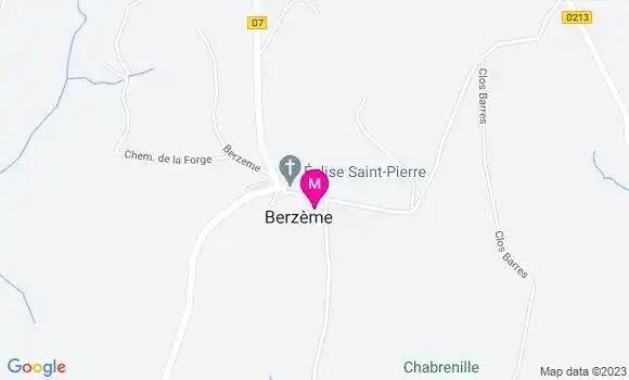 Localisation Restaurant  Chez Mon Grand Père