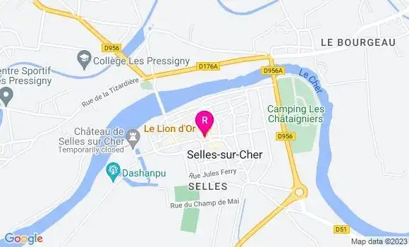 Localisation Restaurant  Le Lion d