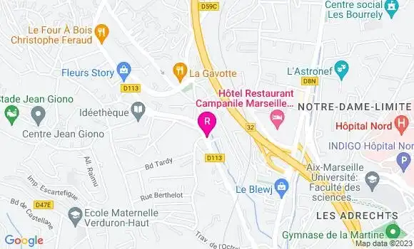 Localisation Pizzeria Pizza Reina
