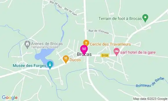 Localisation Restaurant  Le Café de la Place