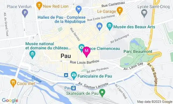 Localisation Restaurant Bar Le Court Circuit